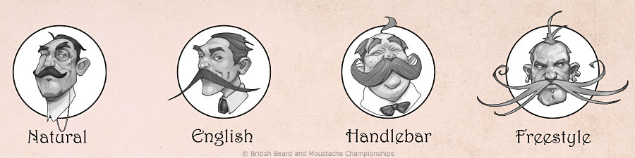 BBMC Moustache Jusging Categories